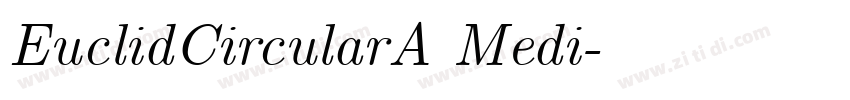 EuclidCircularA Medi字体转换